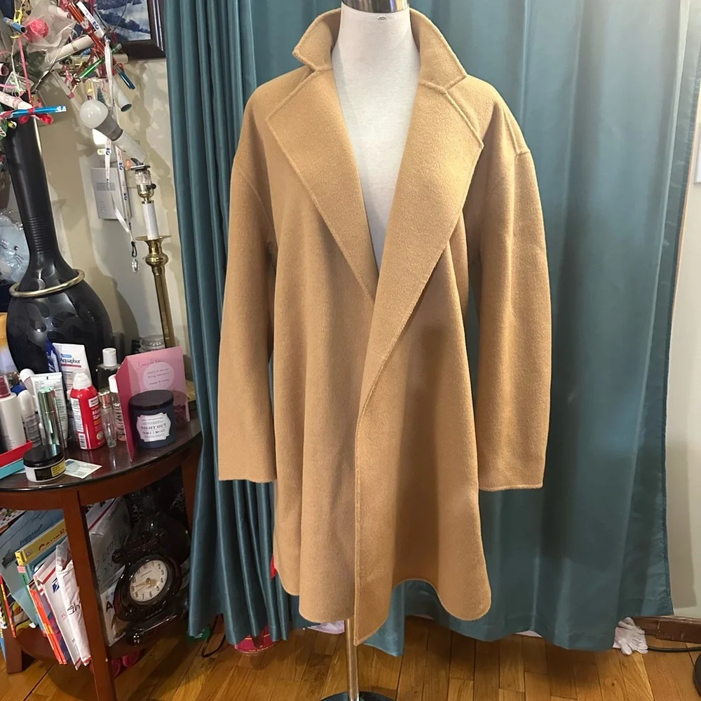 Filippa K NWT Camel Belted Women's Coat - Picture 3 of 6